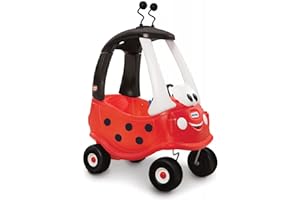 Little Tikes Ladybird Cozy Coupe Car - Ride-On with Real Working Horn, Clicking Ignition Switch, and Fuel Cap [Amazon Exclusive]