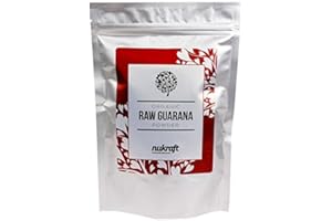 Organic Raw Guarana Powder by Nukraft: 1kg (also available in 250g and 500g)
