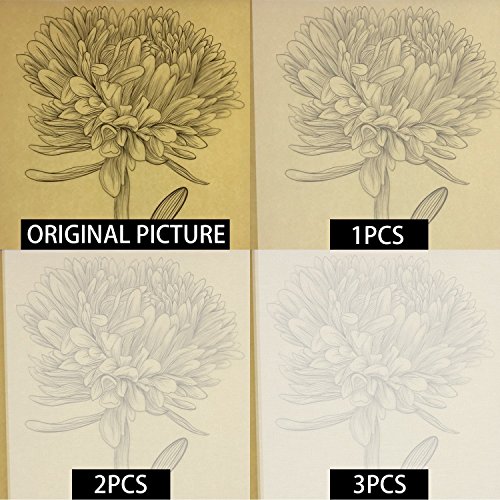 Transparentpapier DIN A4, Aodoor 100 Blatt Super Qualität Transparentpapier - 4