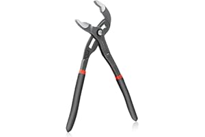 CCLIFE Pinza Pappagallo 300 mm in Acciaio Cr-V con Regolazione a Pulsante Chiave Pappagallo Pinze Regolabili per Tubi e Dadi