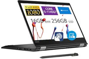 Lenovo ThinkPad L13 Yoga Gen 2 Touchscreen 2-in-1 Business Laptop, Intel Core i5-1145G7 fino a 4.4GHz, 13.3" FHD, 16GB DDR4 RAM, 256GB SSD, US Keyboard, Stylus Pen, WiFi, Windows 10 Pro (rinnovato)