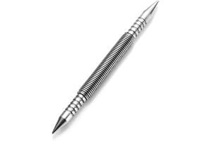 Dubbla huvud nagelsättare, 1/32", 1/16" Spring Punch Tool Hammarlös Verktyg för Spikuppsättning Verktyg för Borttagning av Dörrgångjärnsstift med 5000 PSI Impact Force