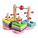 Happy Cherry Colourful Geometric Shape Sorter Matching Wooden Intellegence Development Early Learning Toys for Baby Kids Toddler