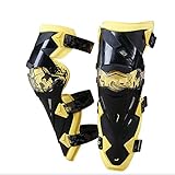 Yiwuhu Ajustable Genouillères De Protection Adulte Respirant Réglable Aramide Fiber Motocross VTT Protège-Tibias pour l'équitation Vélo Patinage Skier