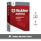 McAfee Anti-Virus - 1 PC, 1 Year (Email Delivery in 2 hours- No CD)