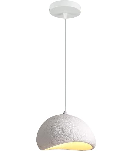 EGLO Suspension Mantunalle – Lustre Design Noir & Verre Blanc Strié – Ø20 Cm – E27 – Idéal Salle à Manger & Salon