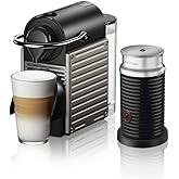 Nespresso C66T Pixie Titan + Aeroccino 3 Bundle Kahve Makinesi, Gri