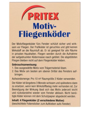 Motiv-Fliegenköder Fliegenfalle Fliegenfänger – 8 Stück - 3