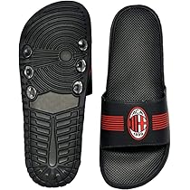 Pantofole Juventus Per Bambini - Pantofole Casa Ufficiali Juve In Cotone Con Logo, Taglie 33-38 - Foto 2