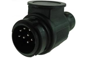 HENRY KENT TRAILERS 8 Pin (13pin) Trailer Plug, European, New Euro Style, 12V, Maypole
