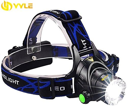 YYLE 5000LM Cree XML-L2 XM-L T6 Led Headlamp Zoomable Headlight Waterproof Head Torch flashlight Head lamp Fishing Hunting Light