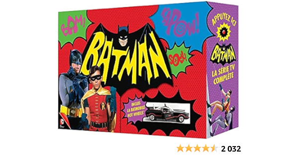 Batman La Serie Tv Complete Edition Collector Limitee Digipack Musical Batmobile Hot Wheels Livret Scrapbook Jeu 44 Cartes Dvd Et Blu Ray Amazon Fr