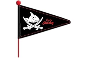 Bike Fashion Fahrradwimpel 'Captïn Sharky' L 175 cm