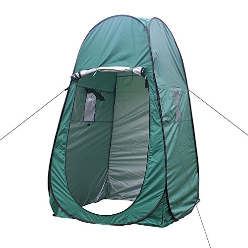 Preisvergleich Produktbild Tragbares Pop-up Zelt,elecfan Ultraleichtes Outdoor Dressing Zelt, Wurfzelt, Toilettenzelt, Trekkingzelt Zelt Minipack für Camping, Zelten, Trekking, Outdoor-Abenteuer, Grün