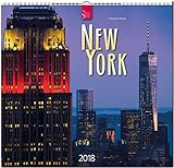 NEW YORK: Original Stürtz-Kalender 2018 - Mittelformat-Kalender 33 x 31 cm by