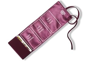 Witchy Cauldron - Bolsa de tarot para guardar tarot de satén y patho, soporte de almacenamiento para juego de tarot (púrpura)