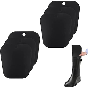 Tendistivali In Plastica Mikiuly - 6 Pezzi, Supporti Per Stivali Alti, Antipiega, Nero - Foto 11