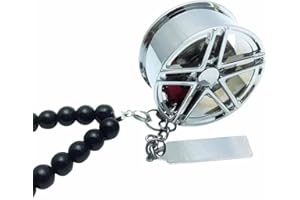 iSpchen Autospiegel Anhänger Auto Rückspiegel Radnabe Legierung Hängende Anhänger Auto Interieur Armaturenbrett Ornamente Auto Rückspiegel Dekoration Innenraum Zubehör