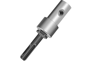 Lyshujli Earth Auger Drill Adapter for Corded Cordless Drill, Connect 4"/ 6" Auger to 1/2" SDS Plus Drill