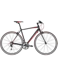 'Bicicleta Híbrida Cicli Adriatica Tiger RS de hombre con marco de aluminio, ruedas de 28, Shimano 24 velocidades, negro