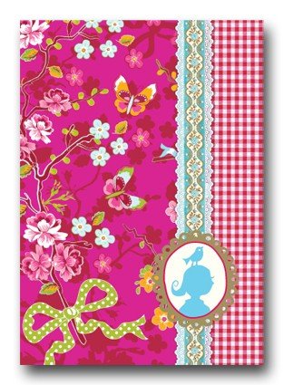 Preisvergleich Produktbild PIP Klapp- und Grußkarte Motiv: Flowers pink