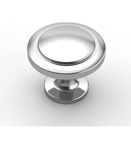 10 Stuks Zilver Ronde Meubelknoppen, 30 mm Kastknoppen van Roestvrij
