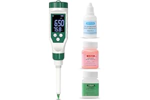 YIYEGO Digitales pH Wert Messgerät für Lebensmittel, pH Messgerät mit Hochpräziser pH-Sonde für Sauerteig und Brotteig, pH Tester für Würstchen, Salami, Fleisch, Käse, feste Proben und Wasser