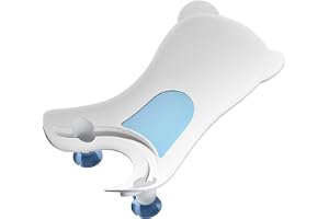 Baby handfat bad med sugkopp, bärbar ergonomisk design handfat babybad, säker PP-stöt tvättverktyg för bänkbadkar daglig användning.