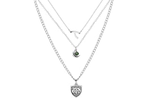 MBVBN Hope Mikaelson Ensemble de 3 colliers pour femme et fille Motif vampire Argenté