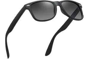 wearPro Lunettes de Soleil Homme Polarisées Pour Hommes et Femmes Protection Style Classique Lunettes Ultralégères Verres Anti-Reflets Conduite Pêche Sports Avec Lunettes de Soleil