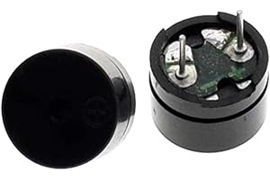 Tecnostore Alarma 5 V Buzzer pasivo Arduino cicalino oscilador Integrado 2 KHz piezo