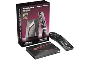 FAB COLLECTION Formuler Z12 Ultra BT3 Bluetooth Backlit Remote 4K UHD Android 12, HDR10+, Gigabit LAN, WiFi 6E, 4GB RAM, 128GB ROM, Official UK version UK Plug.