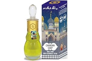 Parag Fragrances Chandan Soap 25ml Attar/Itra/Natural Fragrance Oil/Perfume Oil (Arabian Series) 0% Alcohol, Long Lasting & Naturally Distilled Attars