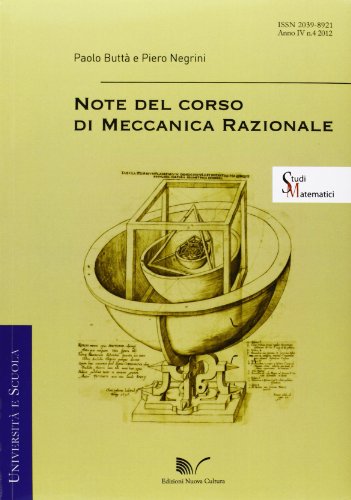 Note del corso di Meccanica Razionale libro