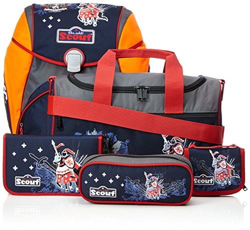 Preisvergleich Produktbild Scout - Alpha - Schulranzen Set 5 tlg. - Royal Knights