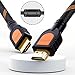 Price comparison product image SAMZHE Braid High-Speed HDMI Cable Supports Ethernet, 3D, 4K and Audio Return Ver1.4 1.5m/5ft