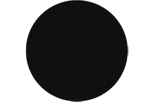 ‎EURO TISCHE Euro Tische Glasplatte für Kaminofen und Tischplatte in Ø50cm Schutzplatte mit 6mm ESG Sicherheitsglas, Funkenschutzplatte, Glasboden für Kamin (Schwarz)