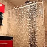 CA Einzigartige Diamant Duschvorhang 3D Water Cube Form