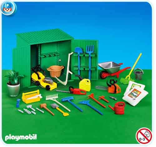 Price comparison product image PLAYMOBIL 7490 - Shed with Garden Tools