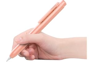 MoKo Housse de Protection Compatible avec Pencil 1ème - étui Rétractable Protection de Pointe pour iPad 10e Génération 2022/9e Gén 2021/8e Gén 2020/7e Gén 2019, iPad Mini 5e Gén, Orange Rose