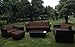 Produktbild Baidani Rattan Garten Lounge Treasure, Schwarz (Braun)