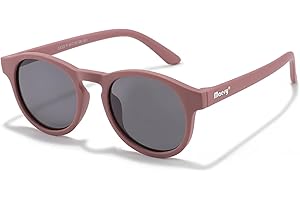 Maesy Kinder Sonnenbrille für 3-6 Jahre - UV400 Polarisierter Schutz - Flexibler und Biegsamer Rahmen - Sichere und Bequeme Kindersonnenbrille für Kleinkinder und Dreikäsehochs - Faela