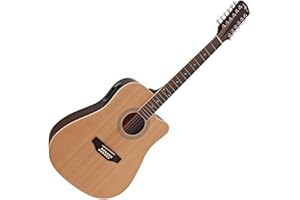 Guitare Électro-Acoustique Dreadnought 12 cordes par Gear4music