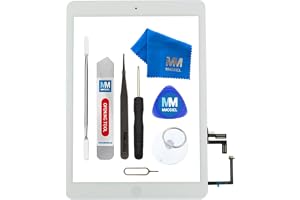 MMOBIEL Digitizer kompatibel med iPad Air (vit) 24 cm 2013 pekskärm frontdisplay ersättning inklusive verktyg