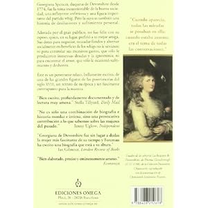 GEORGIANA, DUQUESA DE DEVONSHIRE (LITERATURA-BIOGRAFÍAS)