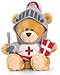Produktbild Lashuma Plüschtier Bär, Pipp The Bear ALS Ritter, Kuscheltier Teddy angezogen, Teddybär mit Kleidung ca. 14 cm