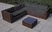 Produktbild Baidani Garten Lounge Garnitur Flachrattan, Surprise Select, braun / grau, 226 x 226 x 62 cm, 13b00011.91001