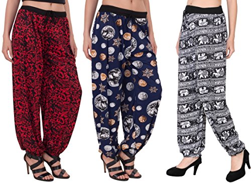 Adonia Womens Poly-Knit Lycra Harem (Combo of 3) RS.799 (58.00% Off) - Amazon