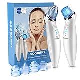 Extracteur Points Noirs, GOODSKY X6 Aspirateur Point Noirs Multifonctionnel retirer les Blackhead, éliminer les Acné, Portable Dispositif de Beauté d'aspiration,Facial Nettoyeur de nez,Blu-ray Design