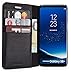Produktbild WIIUKA Echt Ledertasche "TRAVEL AWAY" Samsung Galaxy S8 Plus mit Vier Kartenfächern extra Dünn Tasche Schwarz Premium Design Leder Hülle